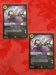 2x Disney Lorcana - Illumineer's Quest: Deep Trouble - Magica De Spell 11/31 x2 - Picture 1 of 5