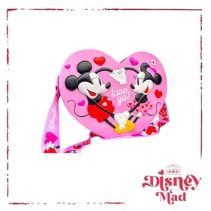 Valentines Day Mickey And Minnie Popcorn Bucket - Disney Parks - Picture 1 of 2