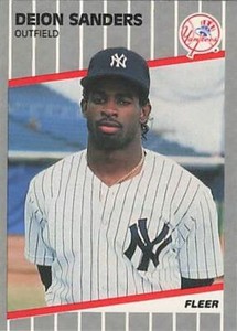 1989 Fleer Update Deion Sanders #U-53  XRC Rookie  (AE)