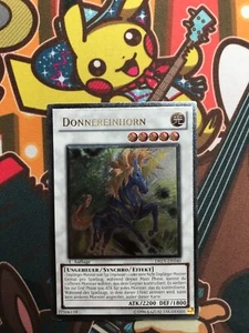 Donnereinhorn Ultimate Rare 1.Auflage DREV-DE040 deutsch Yu-Gi-Oh! Karten NM - Bild 1 von 2
