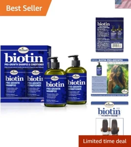 Hair Regrowth Biotin Shampoo & Conditioner Duo - Natural Ingredients - 2-PC Set - Picture 1 of 11