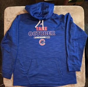 Chicago Cubs Baseball Hoodie 2015 Playoffs Take October XL NOS Awesome Pattn - Bild 1 von 7
