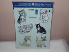Vgt 1992 Decoral Handpainted Waterslide Decal Kittens Cats A-126 New Old Stock