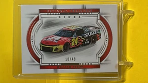 2024 Panini National Treasures Racing Holo Silver Rides William Byron /49 - Picture 1 of 2