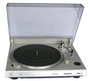 SONY Vintage Direct Drive Fully Automatic Turntable Silver Made in Japan- PS-333 - Picture 1 of 6