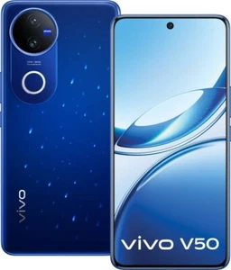 Vivo V50 5G Starry Night 512GB Storage 12GB RAM Global Version Fast Ship Fedex - Picture 1 of 12