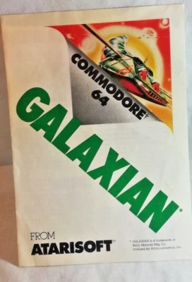 Commodore 64 Galaxian Scoring Pamphlet Atari 1984 VGC+ Gt Xmas Gift - Image 1 of 3