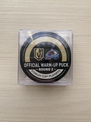 VGK Vegas Golden Knights v Colorado Avalanche Playoff Puck 6/10/21 June 10 Cover