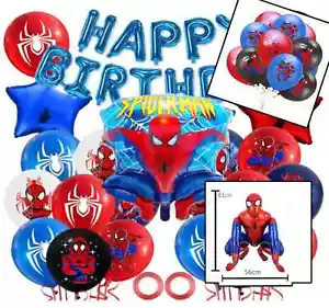 Giant Decorations Set Spiderman Party Kids Birthday Birthday Lots Of Material - Picture 1 of 4
