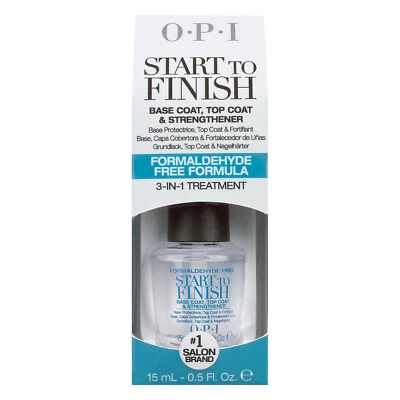 OPI Start to Finish 3-in-1 Treatment - Formaldehyde Free  0.5oz(Blue/T71) - Image 1 of 2