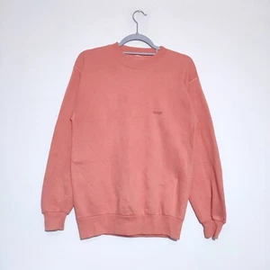 Vintage Lee Cooper Sweatshirt Peach Pullover Crewneck Small Casual Streetwear - Picture 1 of 15