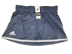 Adidas Skirt Women's Small ClimaCool Grey Golf Tennis Stretch 12" Length New - Picture 1 of 5