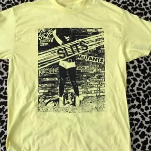 The Slits Band Girls Tee Shirt Yellow Classic Unisex S-5XL E1338 - Picture 1 of 3
