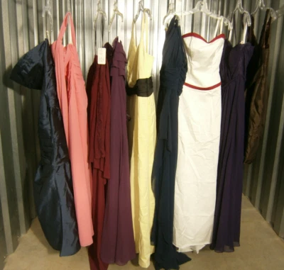 LOTE 9 Vestidos Formales de Baile de graduación Boda 1-14 Lhuillier Jenny Yoo Lázaro Tolli Foto 1 de 4