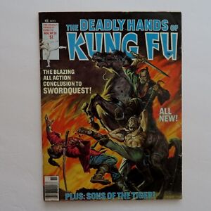 Deadly Hands of Kung Fu 30 (Nov 1976) Sons of Tiger and White Tiger Curtis  LG
