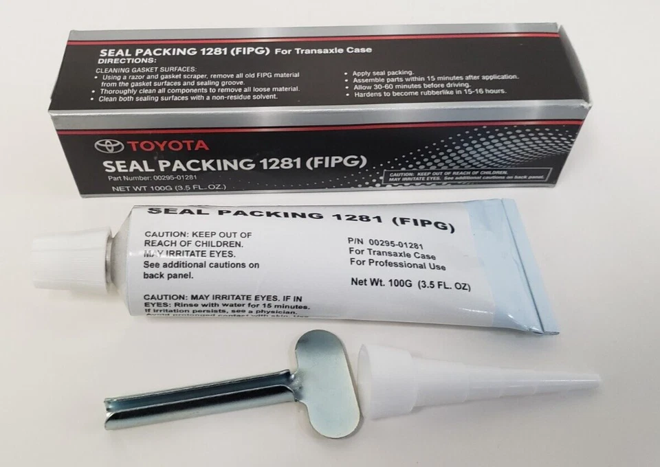 TOYOTA LEXUS SEAL PACKING OEM RED TRANSAXLE FIPG 1281 (00295-01281) - Image 1 of 1