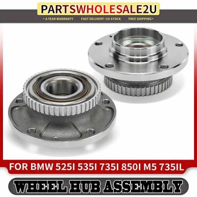 2x Front Side Wheel Hub Bearing Assembly for BMW 525i 535i 735i 850i M5 735iL M5 - Image 1 of 4