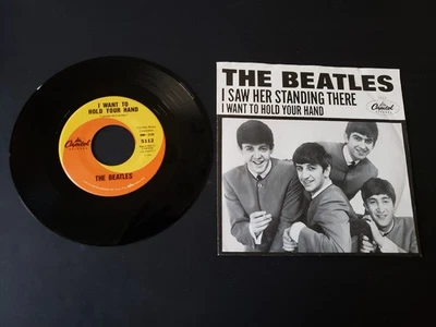 MEGARARE 1963 MINT-RECORD Beatles I Want To Hold Your Hand/I Saw Her 5112 45 - Image 1 of 3