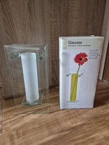 Vase Glasvase rund Glas neu ovp JOY - Bild 1 von 3