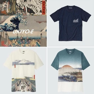 UNIQLO UT Ukiyoe Hokusai T-Shirts S M L XL XXL 3XL New Japan - Picture 1 of 8