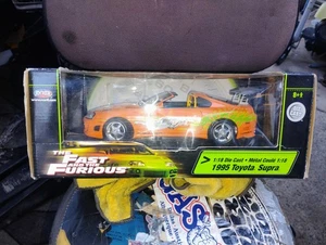 1995 TOYOTA SUPRA THE FAST AND THE FURIOUS 1:18 RACING CHAMPIONS ERTL & Joyride - Picture 1 of 2