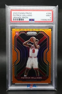 2020-21 Panini Prizm Patrick Williams #288 Orange Prizms Rookie 25/49 RC PSA 9 - Picture 1 of 2