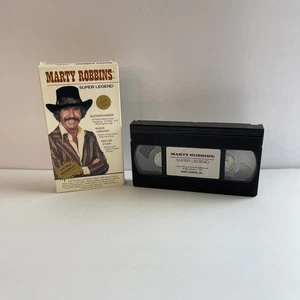 Marty Robbins, Super Legend (VHS, 1990), Acuff, Haggard, Mandrell, Vintage - Picture 1 of 9