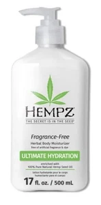 Hempz Fragrance-Free Herbal Moisturizer 17oz, New - Picture 1 of 2