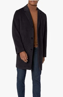 NWT Cole Haan Men’s Wool Plus Topper Button Front Coat Size XL - Image 1 of 4