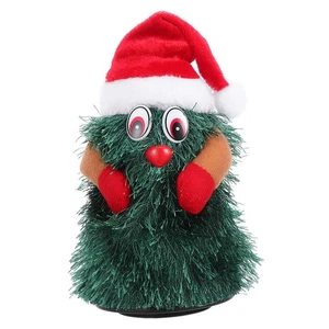 Rotating Musical Christmas Tree Figurine Singing Dancing Xmas Tree Electric - Picture 1 of 12