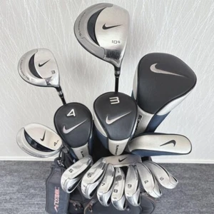 NIKE Slingshot RH Men’s Golf Club Set Driver Iron Putter w/ 9" Bag & Covers - Picture 1 of 14