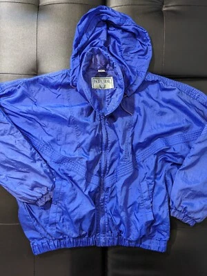 Chaqueta de Entrenamiento Ligera Vintage Pacific Trail Retro Azul Púrpura Para Mujer XL Foto 1 de 4