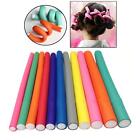 10Pcs Soft Hair Foam Curler Roller Flex Rods Easy Use Hair Styling Tools