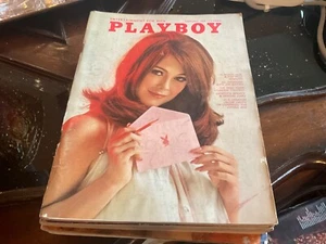 PLAYBOY MAGAZINE FEBRUARY 1968, NANCY HARWOOD CENTER, JIM BROWN, VG - Bild 1 von 1