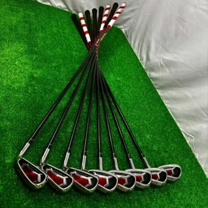 TaylorMade Burner SUPERLAUNCH iron Set 5I-9I.Pw.Aw.Sw 8peace FUBUKI 50 R 【1Day 】 - Picture 1 of 19