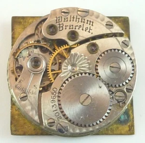 Vintage Waltham Brace't Mechanical Movement -  Parts / Repair - Picture 1 of 6