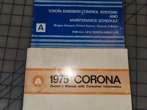Toyota Corona 1975 manual del propietario y suplemento - Imagen 1 de 1