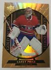 2020-2021 CAREY PRICE G-4 GOLD ETCHING!! Montreal Canadiens 