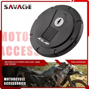 Gas Fuel Tank Cap Cover For KAWASAKI KLR 250 650 KLR650 KL 250 Super Sherpa - Picture 1 of 11