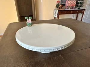 Nora Fleming RETIRED C6 Pearl Dot 12” Stoneware Pedestal Cake Stand - No Box - Picture 1 of 4