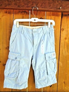 NEW Gap Kids Shorts 12 Boys Athletic Adjustable pants Jeans 100% Cotton Cargo - Picture 1 of 8