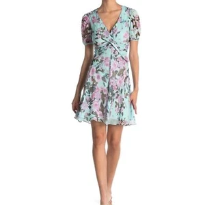 Diane von Furstenberg Jillian Kleid Flieder Small 6 Lagune Fairy Fairycore - Bild 1 von 13