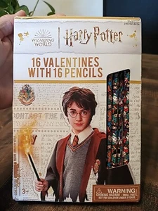 Harry Potter Juego de 16 San Valentín con Lápices Nuevo en Caja Nuevo - Imagen 1 de 2