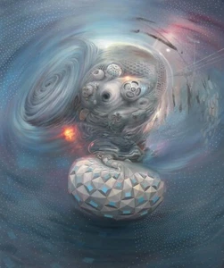 Mars-1 - Wormholes Are More Common Than You Think PSYCHEDELIC PRINT LTD ED 50 - Picture 1 of 1
