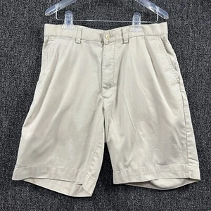 Polo Ralph Lauren Mens Shorts 32 Tan Golf Chino Flat Front Easy Care Cotton - Picture 1 of 12