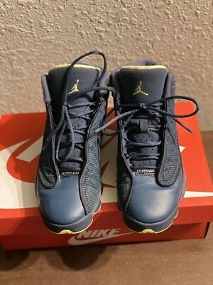 Air Jordan Boys 13 Retro GS Athletic Squadron Blue 414574-405 Size 5.5y No Box - Image 1 of 4