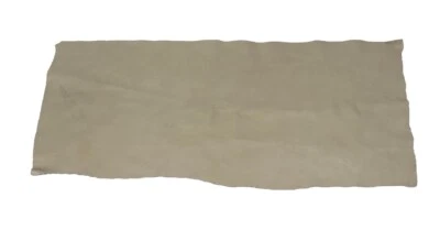 Sucata de couro bovino grão superior premium tamanho 12” L x 25” A bege claro francês - Imagem 1 de 2