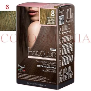 FAIPA FAICOLOR SHAMPOO COLORANTE SENZA AMMONIACA TONO SU TONO 6 BIONDO SCURO - Foto 1 di 2