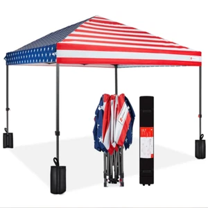 Party Tent Easy Setup Outdoor Canopy Shelter for Events Camping Backyard Use - Picture 1 of 8