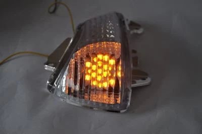 Lâmpada LED frontal transparente para Kawasaki 2009-2011 ER-6N; EX650 Ninja 650 - Imagem 1 de 4